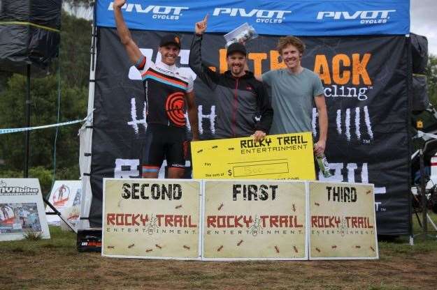 Podium 6+6H Solo Elites (l-r): Daniel Beresford, Cory Wallace, Duncan Middleton.