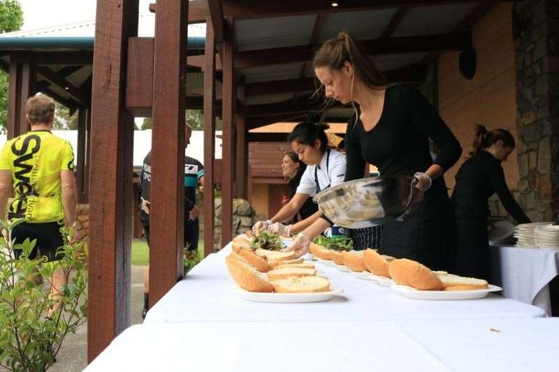 $10 burgers went down a treat!