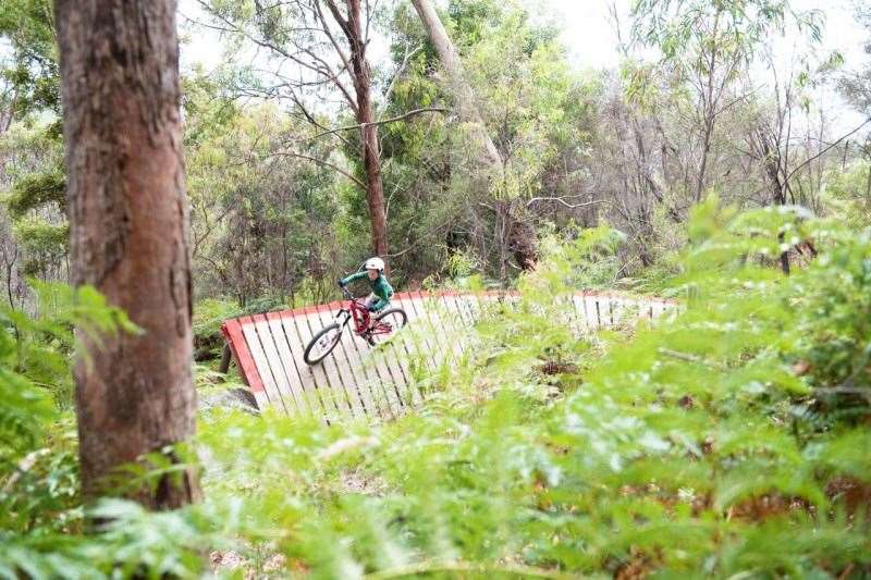 Titus, in the Pengiun MTB park.