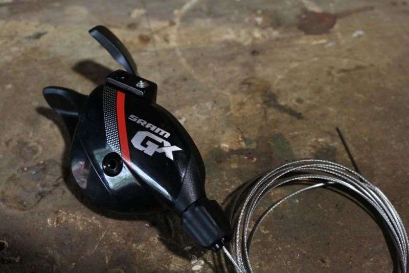 The SRAM GX shifter has a really good feel that's very close to X1 and the range above.