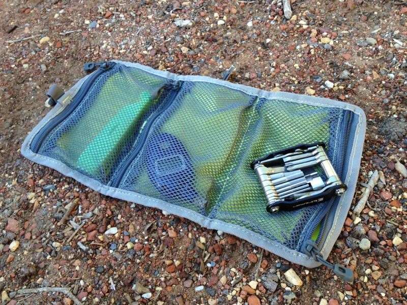 The tool roll is an excellent feature - a great way to keep all your tools together for trail-side repairs.