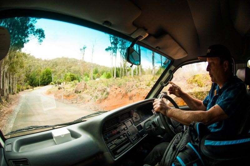 Tasmania Shimano Adventure road trip. Photo: Damian Breach