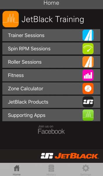 JetBlack trainer app