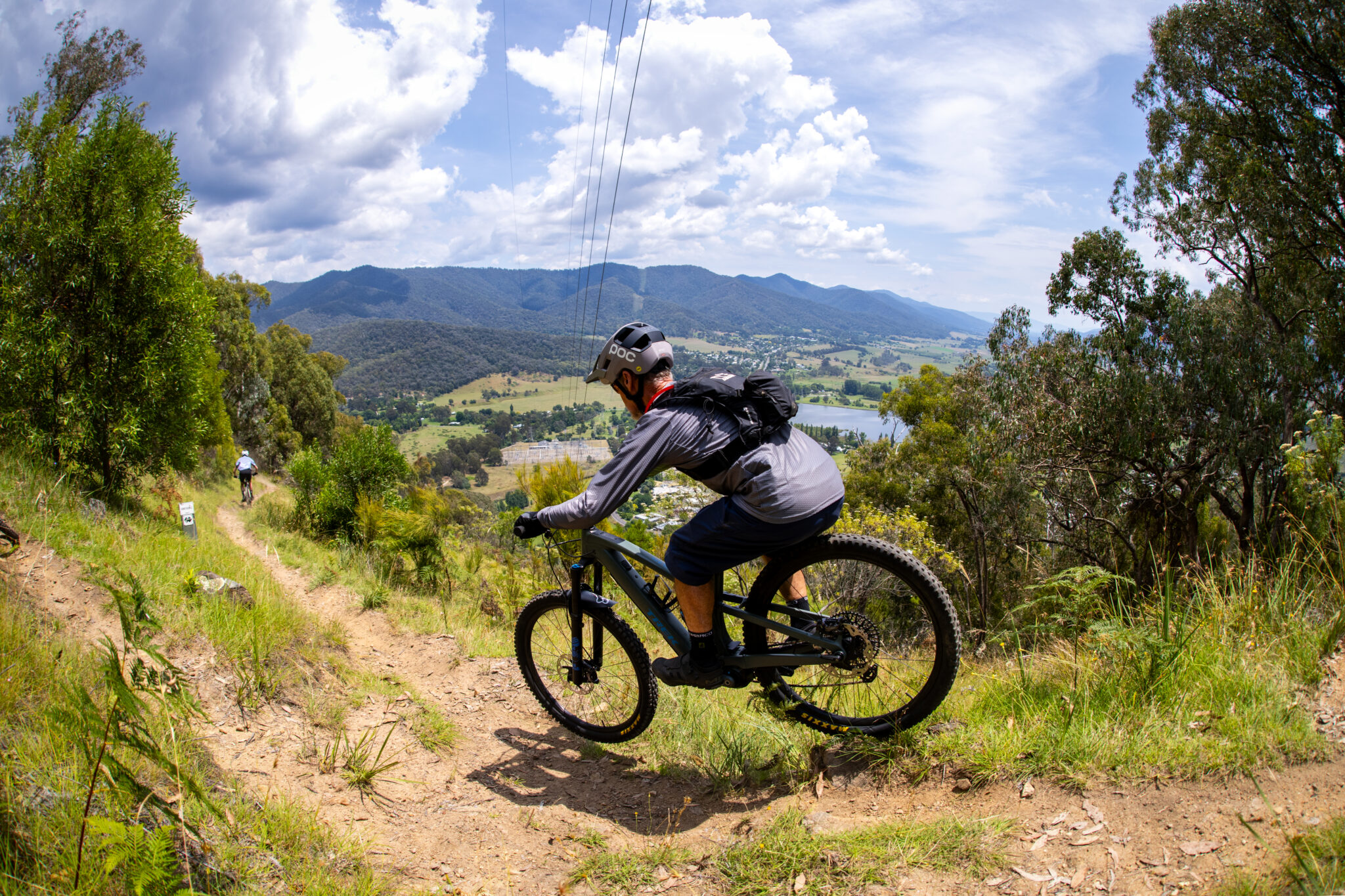 Bernie McArdle shredding Mt Beauty Australia