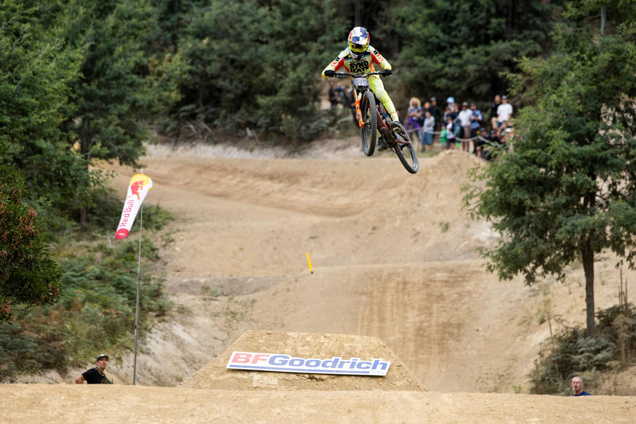 Jackson Goldstone performs during the race at Red Bull Hardline